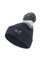 Jack Wolfskin căciulă copii STRIPY POMPOM BEANIE K cu modele bleumarin A65252