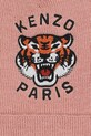 Chłopiec Kenzo Kids czapka z domieszką kaszmiru dziecięca K61216.52.54 różowy