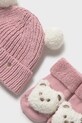 Шапочка и носки для младенцев Mayoral Newborn 9933.1H.Newborn.9BYA розовый AW25