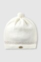 Mayoral Newborn czapka niemowlęca beżowy 9936.1E.Newborn.9BYA