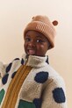 Liewood czapka bawełniana dziecięca Gina Beanie bawełna pomarańczowy LW20105.9BYA