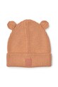 Liewood czapka bawełniana dziecięca Gina Beanie LW20105.9BYA pomarańczowy AW25