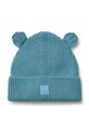Liewood căciulă de bumbac pentru copii Gina Beanie uni turcoaz LW20105.9BYA