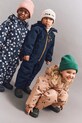 Παιδικό καπέλο με προσθήκη μαλλιού Liewood Emilio Beanie πράσινο LW20111.9BYA