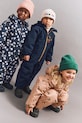 Liewood czapka z dodatkiem wełny dziecięca Emilio Beanie zielony LW20111.9BYA