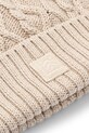 Chłopiec Liewood czapka bawełniana dziecięca Ezra Beanie w. Cables LW20202.9BYA beżowy