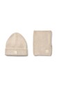 Liewood czapka i komin dziecięcy bawełniany Lina Gift Set bawełna beżowy LW20384.9BYA