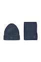 Liewood czapka i komin dziecięcy bawełniany Lina Gift Set bawełna granatowy LW20384.9BYA
