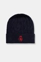 Tommy Hilfiger czapka wełna granatowy AU0AU02041.9BYA