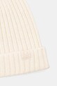 United Colors of Benetton czapka z wełną dziecięca 126WGA006.P.seasonal beżowy AW25