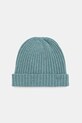 United Colors of Benetton czapka z wełną dziecięca cienka turkusowy 126WGA006.P.seasonal