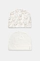 United Colors of Benetton czapka dziecięca 2-pack wzorzyste beżowy 3DKAAA001.W.seasonal