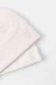 United Colors of Benetton czapka dziecięca 2-pack 3DKAAA001.W.seasonal różowy AW25