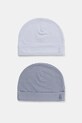 United Colors of Benetton czapka dziecięca 2-pack wzorzyste niebieski 3DKAAA001.W.seasonal