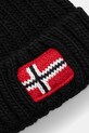 Chłopiec Napapijri czapka z domieszką wełny dziecięca SEMIURY 6 NP0A4GMH0411 czarny
