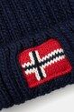 Chłopiec Napapijri czapka z domieszką wełny dziecięca SEMIURY 6 NP0A4GMH1761 granatowy