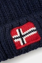 Chłopiec Napapijri czapka z domieszką wełny dziecięca SEMIURY 6 NP0A4GMH1761 granatowy