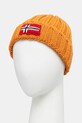 Napapijri czapka z domieszką wełny dziecięca SEMIURY NP0A4GMHA681 pomarańczowy AW25