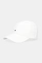Tommy Hilfiger șapcă de baseball din bumbac bumbac alb AM0AM13426