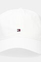 Хлопковая кепка Tommy Hilfiger AM0AM13426 белый AW25
