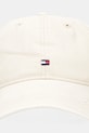 Хлопковая кепка Tommy Hilfiger AM0AM13426 бежевый AW25