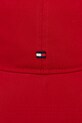Tommy Hilfiger czapka z daszkiem bawełniana AM0AM13426 czerwony AW25