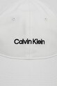 Бавовняна бейсболка Calvin Klein LV04D5003G білий AW25