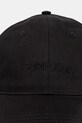 Calvin Klein czapka z daszkiem bawełniana LV04D5003G czarny AW25