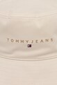 Tommy Jeans kapelusz bawełniany AM0AM13420 beżowy AW25