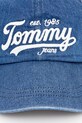 Jeans baseball kapa Tommy Jeans AM0AM13565 mornarsko modra AW25