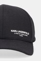 Karl Lagerfeld czapka z daszkiem 553128.805620 czarny AW25