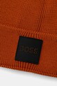 Akcesoria BOSS Orange czapka z wełną 50546155 pomarańczowy