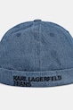 Karl Lagerfeld Jeans czapka bawełniana dziecięca A3M33108 niebieski AW25