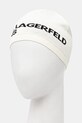 Бавовняна шапка Karl Lagerfeld Jeans A3M33113 бежевий AW25
