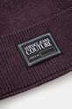 Versace Jeans Couture czapka 79GAZK50.ZG396 fioletowy AW25
