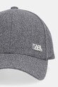 Karl Lagerfeld șapcă căptușită cu lână 554129.805622 gri AW25