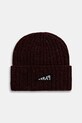 by Parra czapka z dodatkiem wełny Reversed flag gruba bordowy 54475
