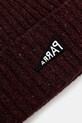 Akcesoria by Parra czapka z dodatkiem wełny Reversed flag 54475 bordowy