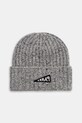 Čepice s příměsí vlny by Parra Reversed flag nášivka šedá 54477