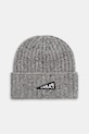Čepice s příměsí vlny by Parra Reversed flag nášivka šedá 54477