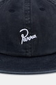 by Parra șapcă Signature 6 panel 54470 bleumarin AW25