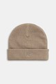 Represent czapka Rib Knit Beanie pozostałe beżowy MLM100354