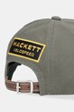 Akcesoria Hackett London czapka z daszkiem bawełniana HM0400044 zielony
