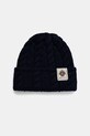 Bally czapka wełniana wełna granatowy MHA03L