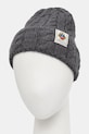 Akcesoria Bally czapka wełniana MHA03L szary
