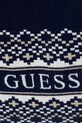 Guess czapka i szalik z dodatkiem wełny granatowy M5BZ44.Z4142