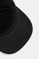 MSGM czapka z daszkiem bawełniana czarny 3940ML02.257580