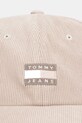 Вельветова кепка Tommy Jeans AM0AM13667 бежевий AW25