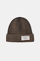 Tommy Jeans czapka bawełniana bawełna brązowy AM0AM13673