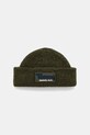 Tommy Jeans czapka z domieszką wełny z domieszką wełny zielony AM0AM13675